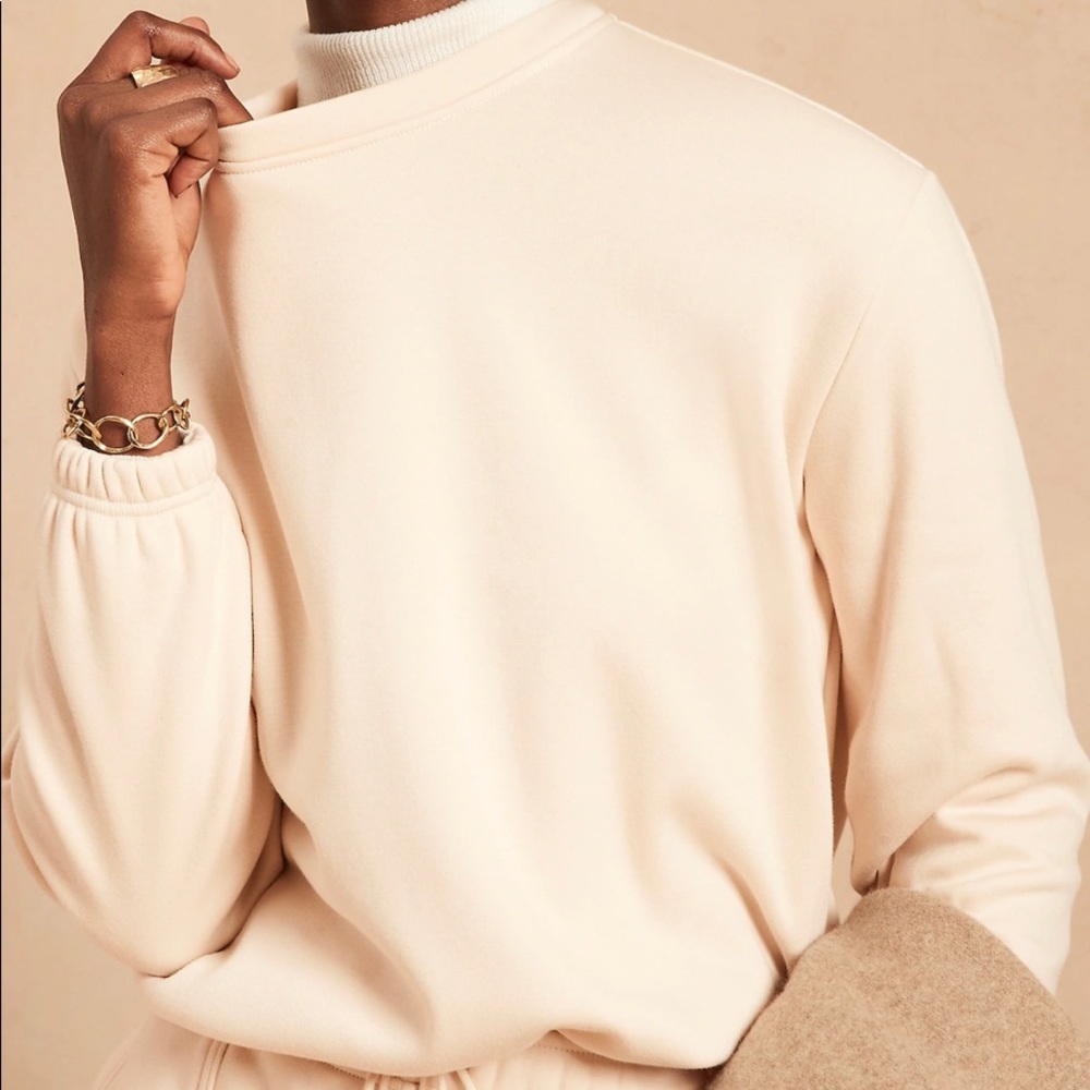 New - Banana Republic Fleece Women Sweatshirt
